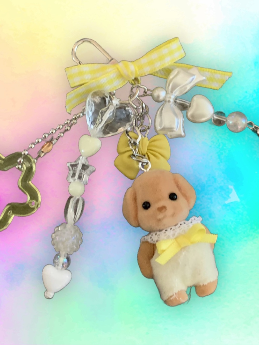 Calico Critter Dog Bag Charm Keychain
